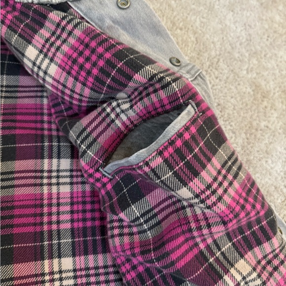 Levi’s Sherpa Trucker Denim Jacket - Light Grey - Men’s Medium - Picture 4 of 7